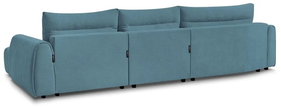 Modrá rohová pohovka Aden – Bobochic Paris