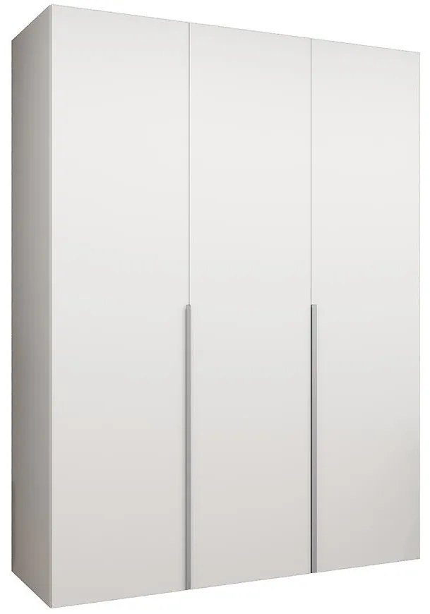 Skriňa Alicante I 150 biela/strieborný