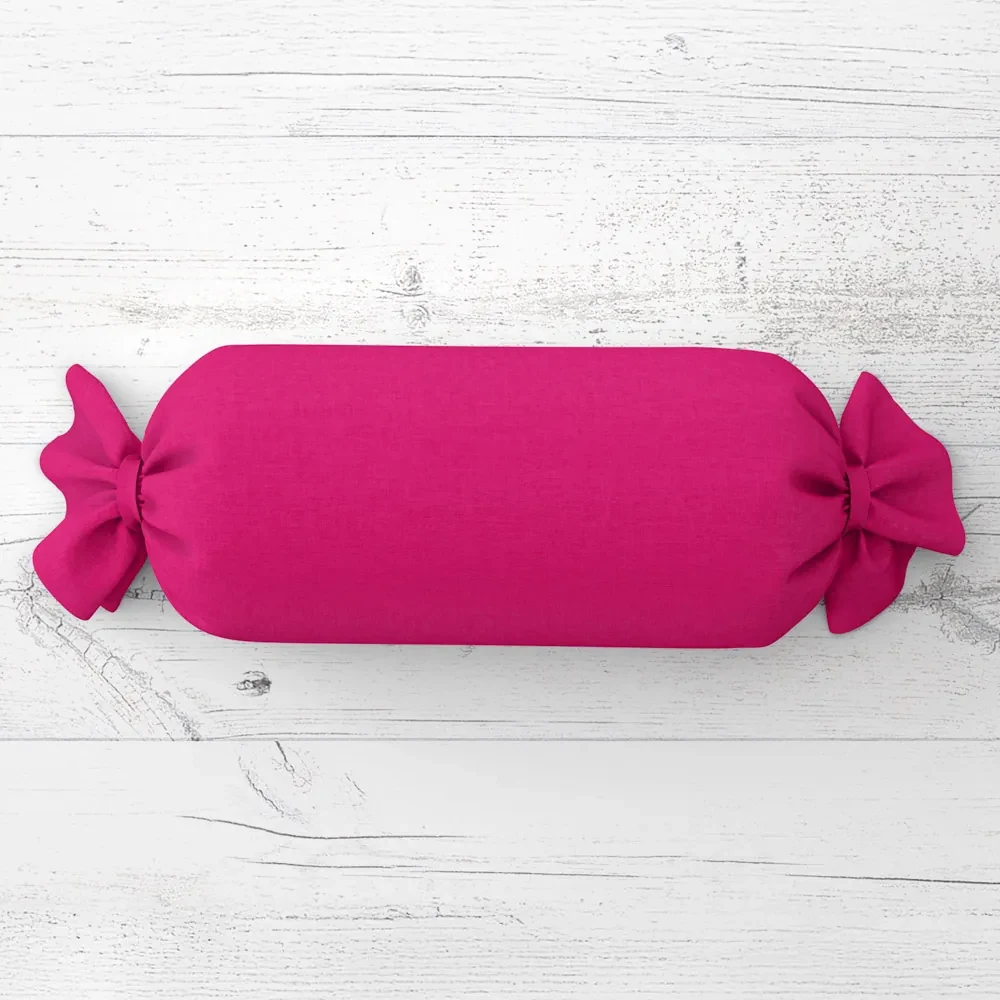 Biante Vankúš valec bonbon Rongo RG-096 Fuchsiový 15x80 cm