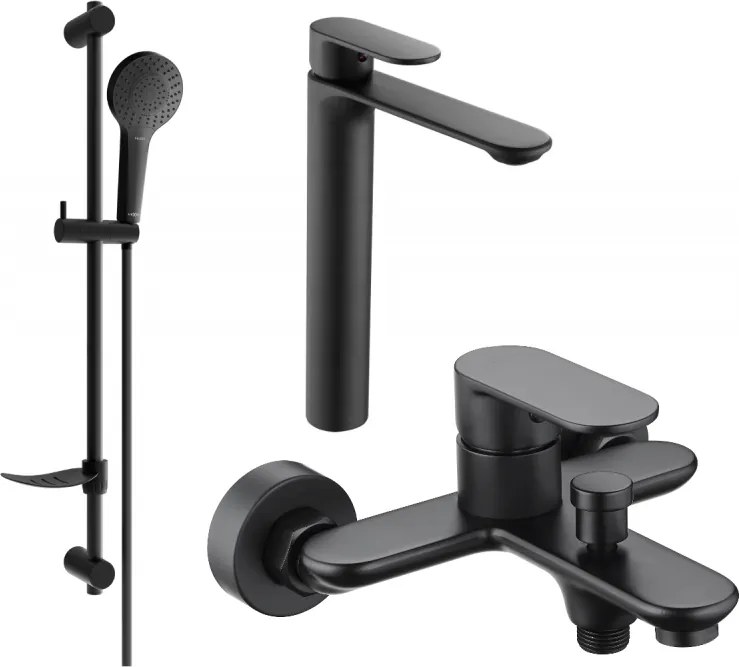 Mexen Milo DF05 vaňová súprava, čierna - 71313DF05-70