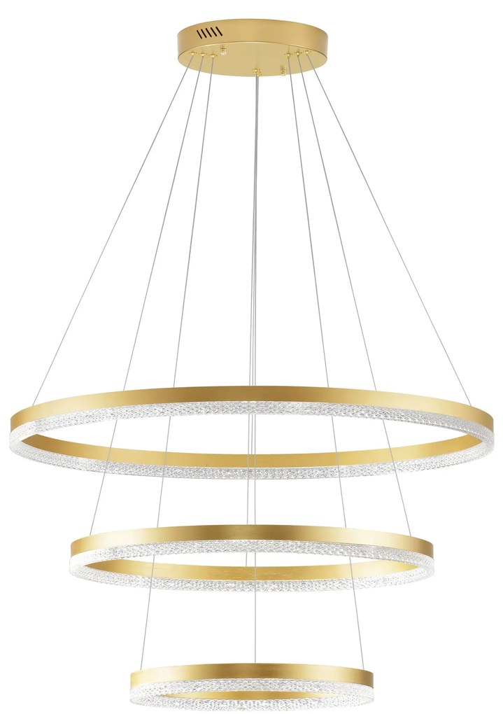 LED luster Adria 3 zlaté