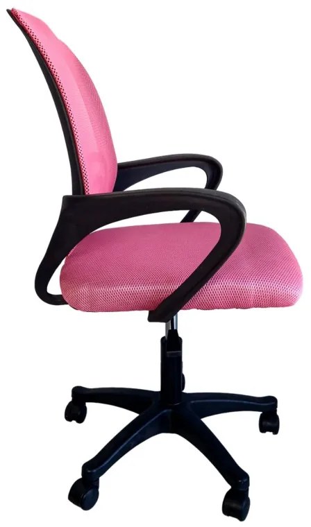 JAKS Kancelárske kreslo ergonomic ružovo čierne 5900779934269