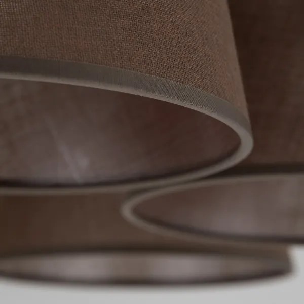 Brilagi - Prisadený luster LATTE 5xE27/15W/230V borovica/hnedá