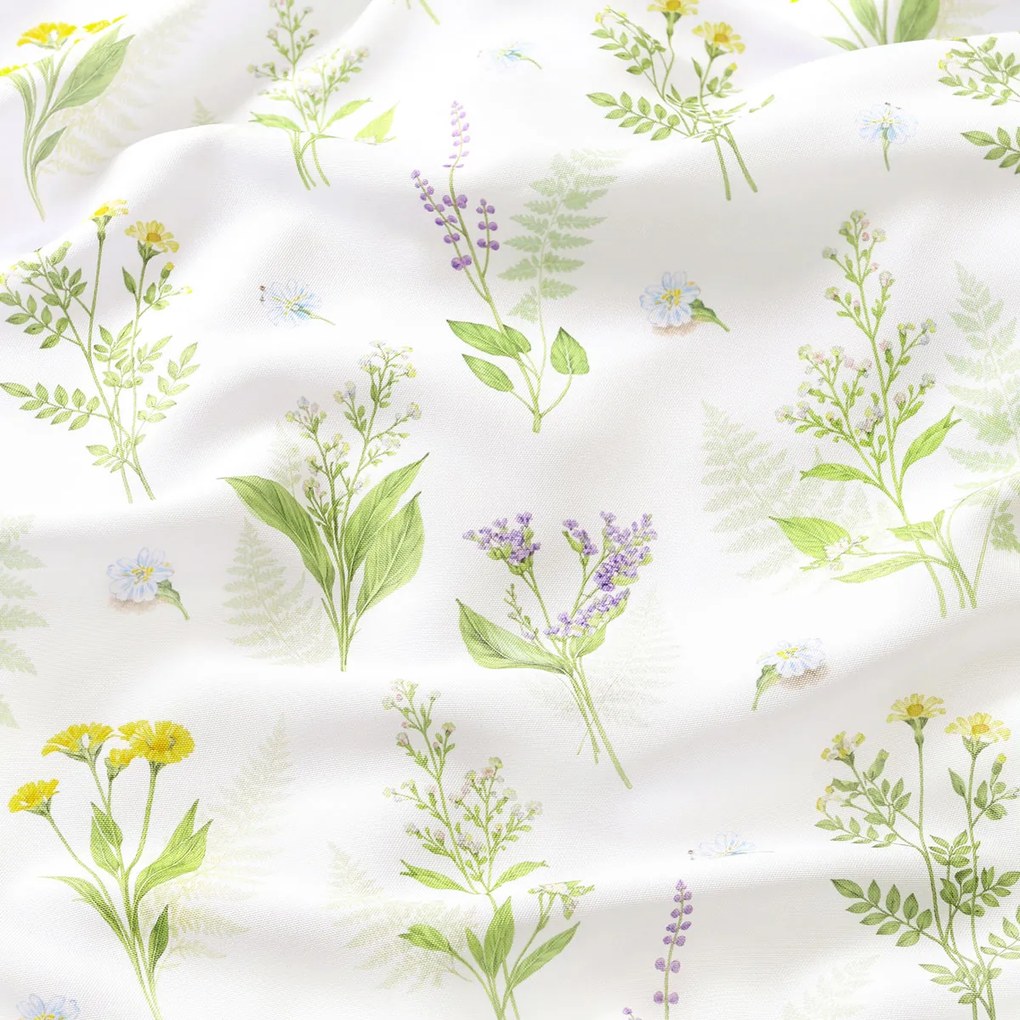 Goldea teflónová látka na obrusy - lesné kvety 160 cm