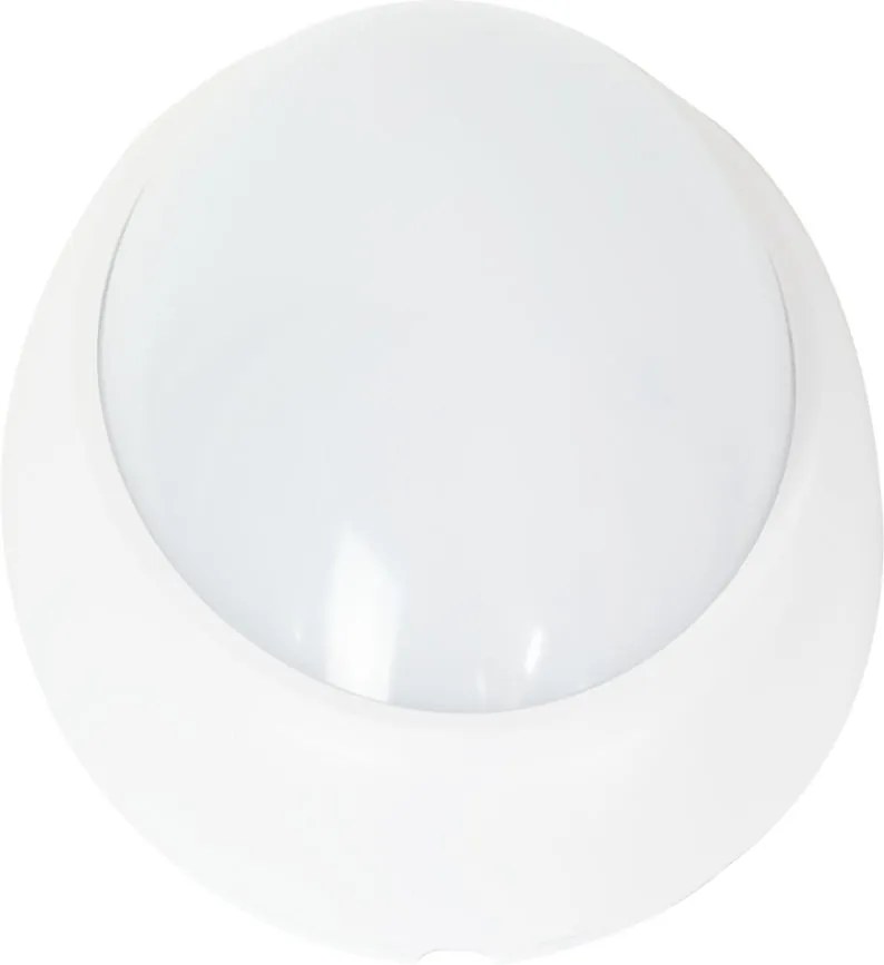 LED Solution Biele LED stropné/nástenné svietidlo 12W IP66 Farba svetla: Teplá biela 1351