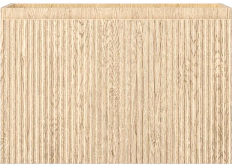 Mexen Rivel, kúpeľňová skrinka 70 cm, 1 zásuvka, drážkovaná, dub, 91A20-07047-1-BF81