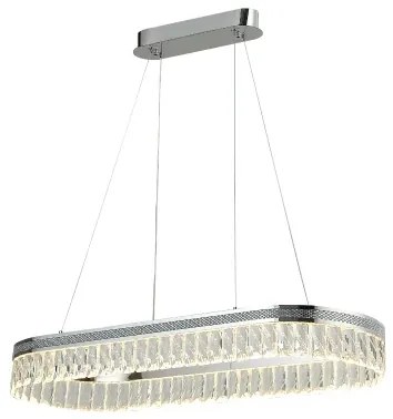 Stmievateľný LED krištáľový luster na lanku THALIA LED/50W/230V 3000-6000K + diaľkové ovládanie