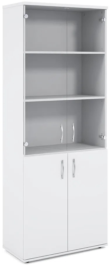 Vysoká skriňa Impress 74 x 37 x 190 cm, biela