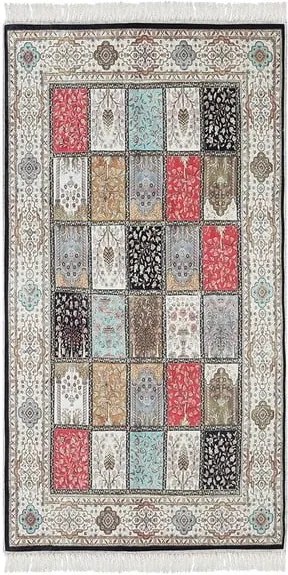 Sivý zamatový koberec Deri, ​​150 × 80 cm