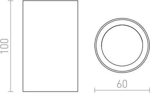 RED - Design Rendl - R12667 - Bodové svietidlo GAYA 1xGU10/35W/230V biela
