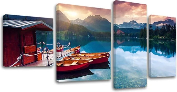 Obraz na plátne 4 dielny SLOVENSKO SK019E40