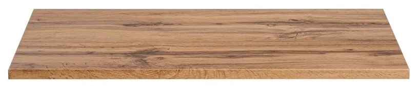 Závěsná skříňka pod umyvadlo Casad s deskou a košem na prádlo 100 cm černá/dub wotan