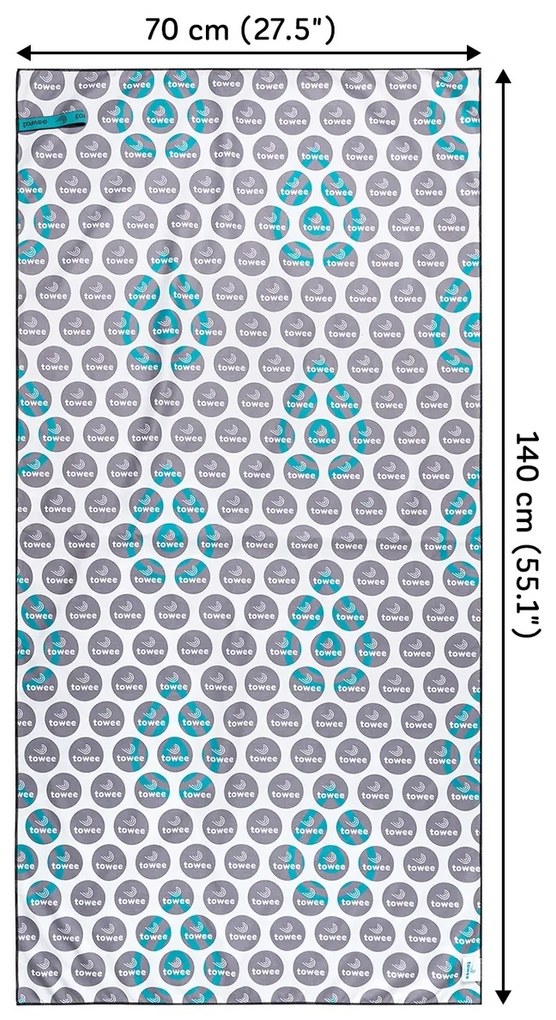 Towee Rýchloschnúca osuška BUBBLE, 70 x 140 cm