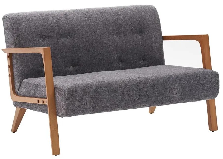 Dvojmiestna pohovka TUMI sivá