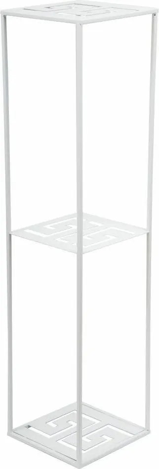 STOJAN NA KVETINÁČ DOUBLE FRAME 100X24X24 CM BIELA
