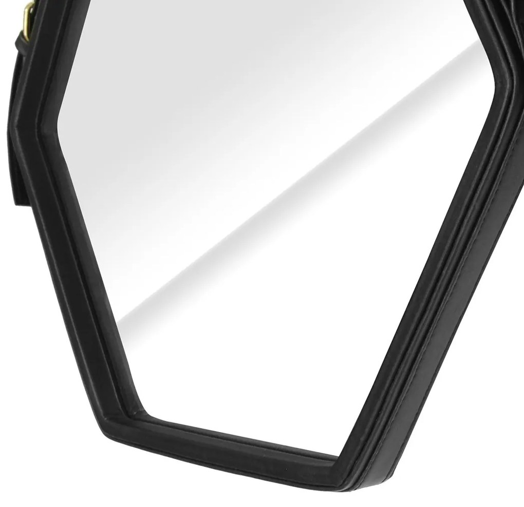 Nástenné zrkadlo Ebi II čierne