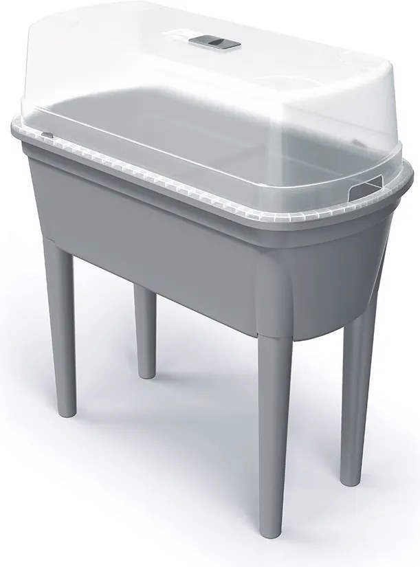 Sadbovač s vekom BOTANICE 77,5 cm šedý