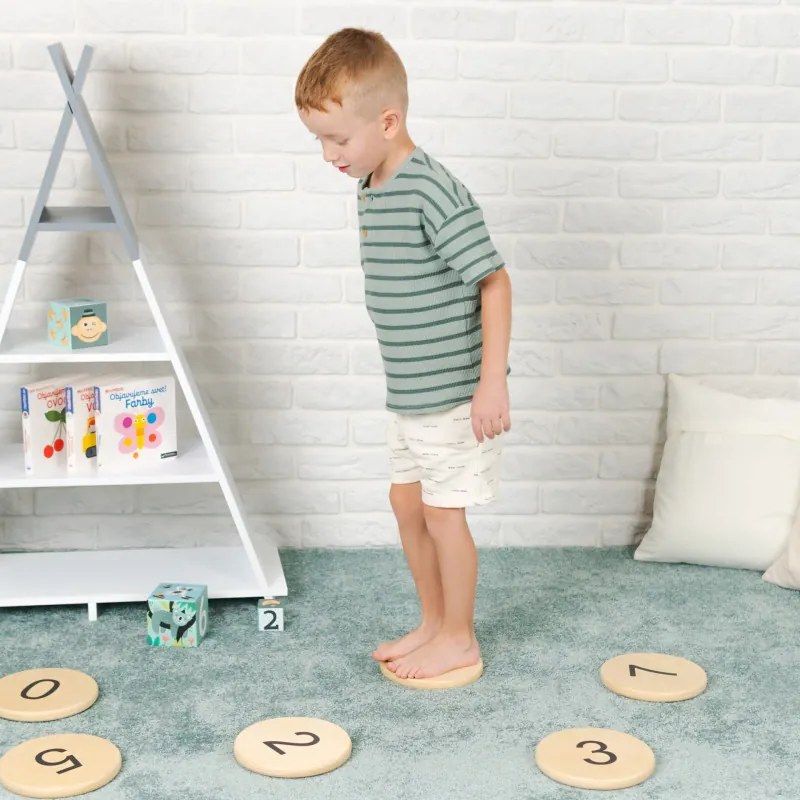 Montessori nášlapné kamene – čísla