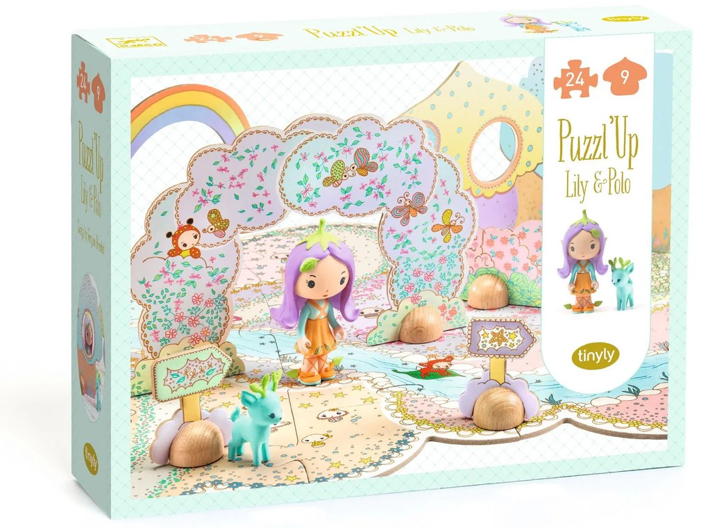 Tinyly – Puzzl’Up – Elfka Lily a kúzelný svet – 33 ks