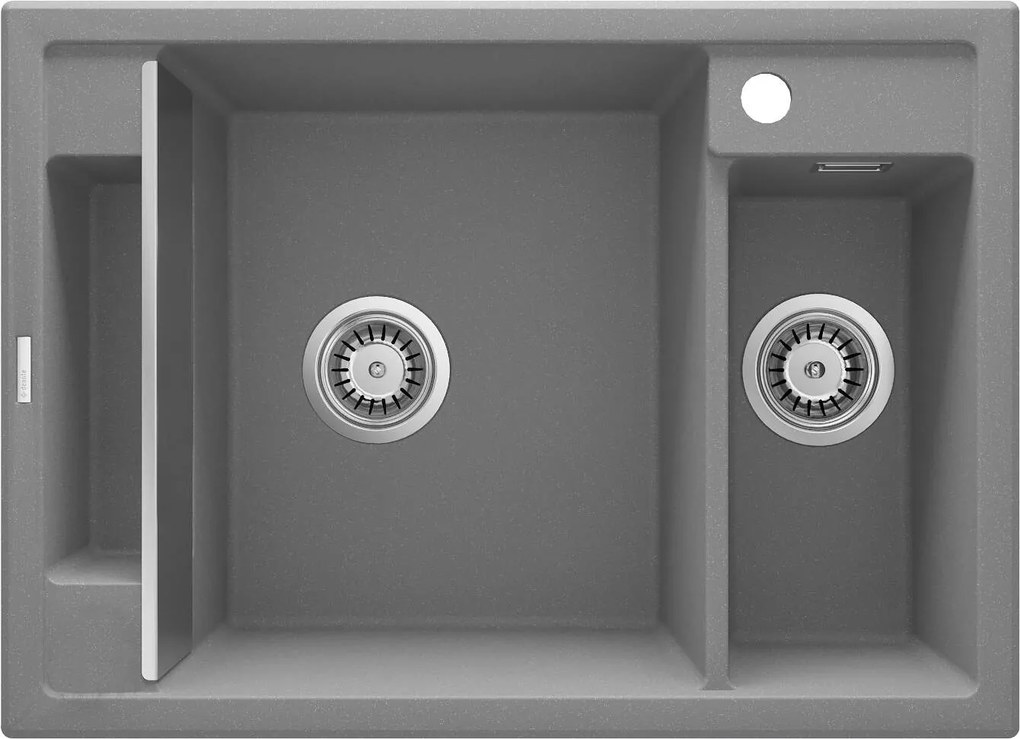 Deante Magnetic, granitový drez na dosku 690x500x219 mm, 3,5