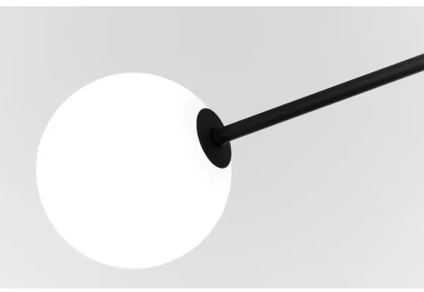 Jupiter 1998 - Luster na tyči MOKA 4xGU10/10W/230V + 4xG9/10W/230V čierna/biela