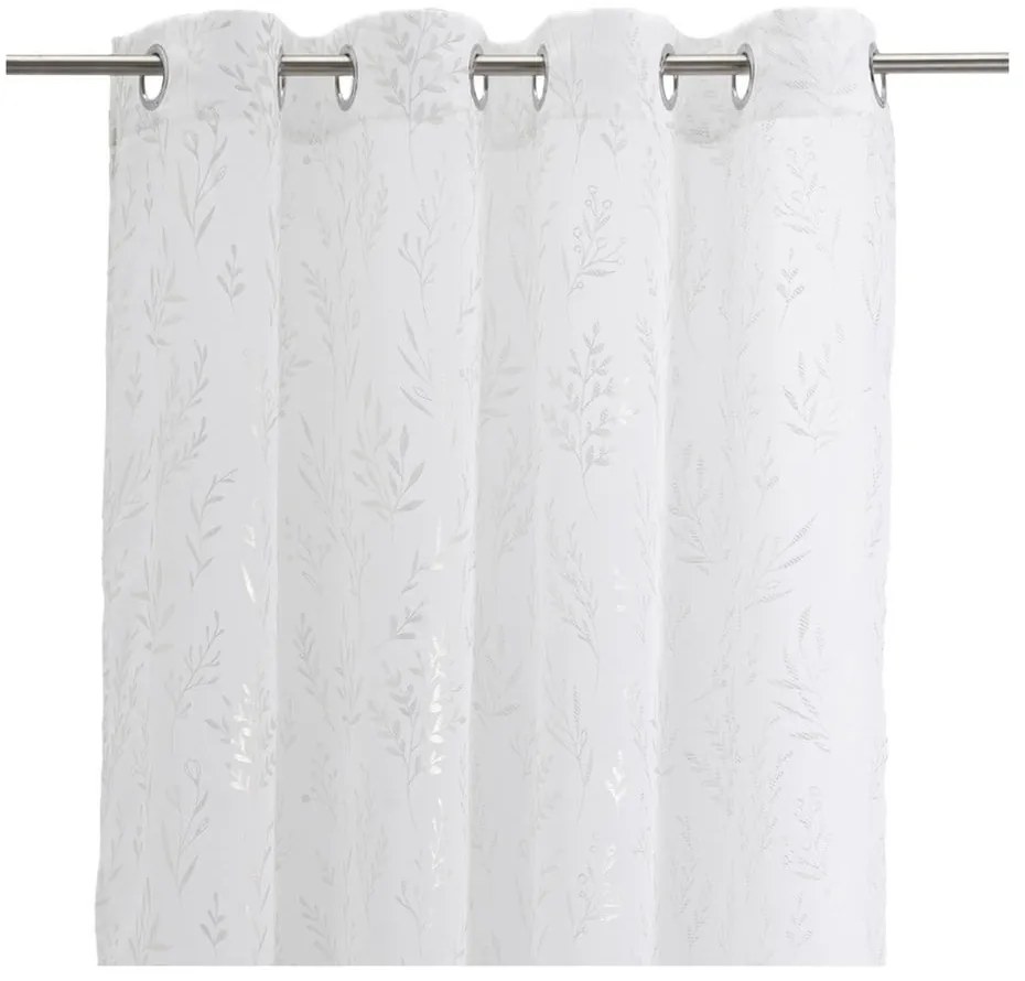 Biela/v striebornej farbe záclona 140x260 cm Buds – Casa Selección