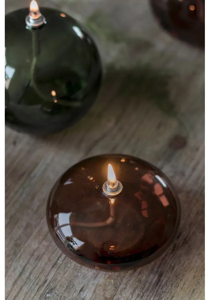 Sklenená olejová lampa (výška 6 cm) Aura – Mette Ditmer Denmark