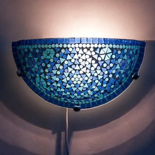 Morroco wall lampa s vypínačom Moon mozaika SKY 30*17