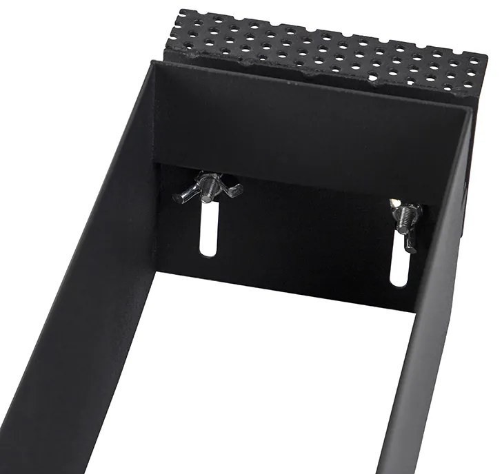 Zápustené bodové svetlo čierne sklápateľné a otočné bez rámu 3-svetlo - Oneon