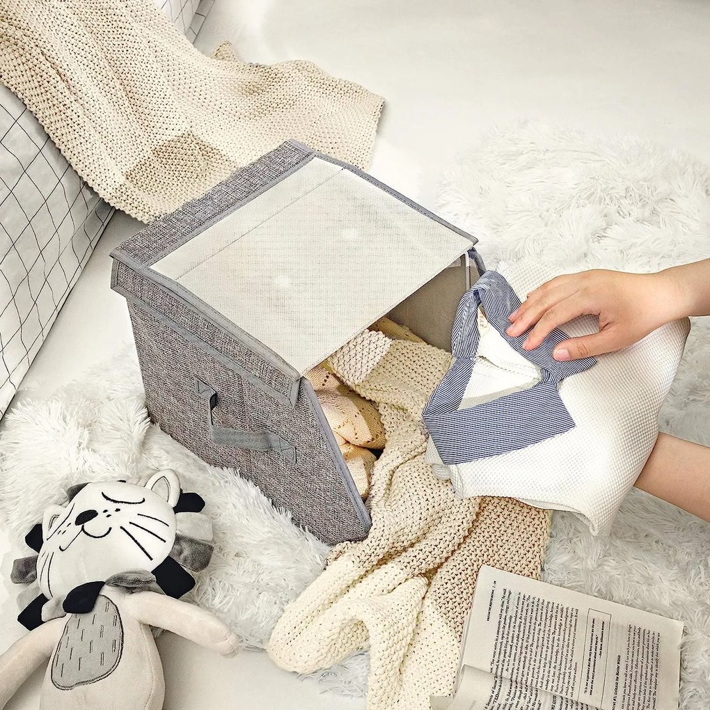 Textilné úložné boxy SONGMICS RLB12GY