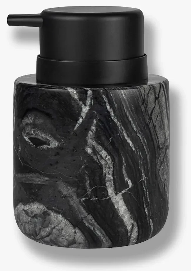Čierny mramorový dávkovač mydla 0.2 l Marble – Mette Ditmer Denmark