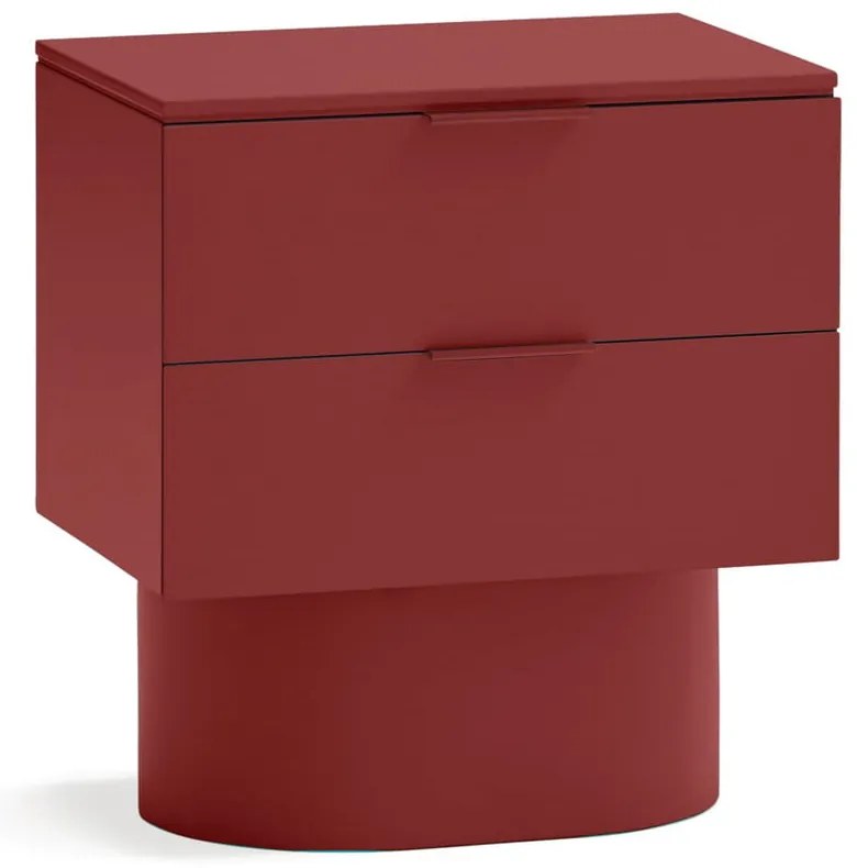 Červený nočný stolík Totem – Teulat