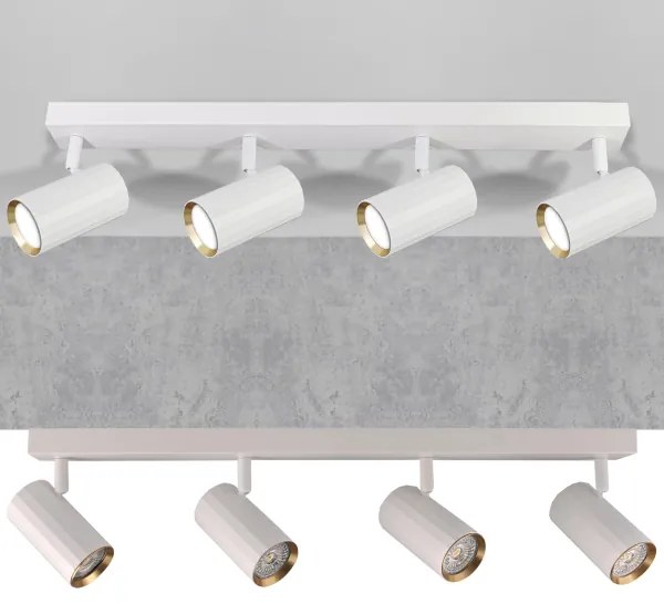Bodové svietidlo NICEA 4xGU10/10W/230V biela