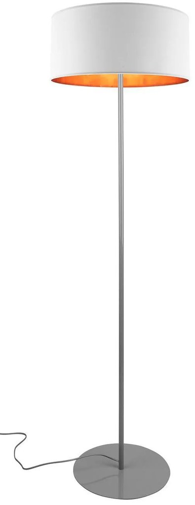 Stojacia lampa Shade, 1x textilné tienidlo (výber zo 4 farieb), (výber z 3 farieb konštrukcie), (fi 44cm), g
