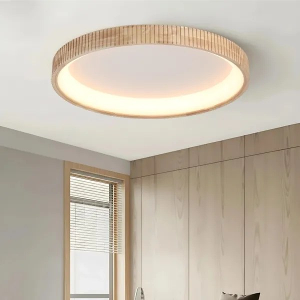 Brilagi - LED stropné svietidlo FALCON WOOD MODERN LED/60W/230V priemer 80 cm, drevené prevedenie