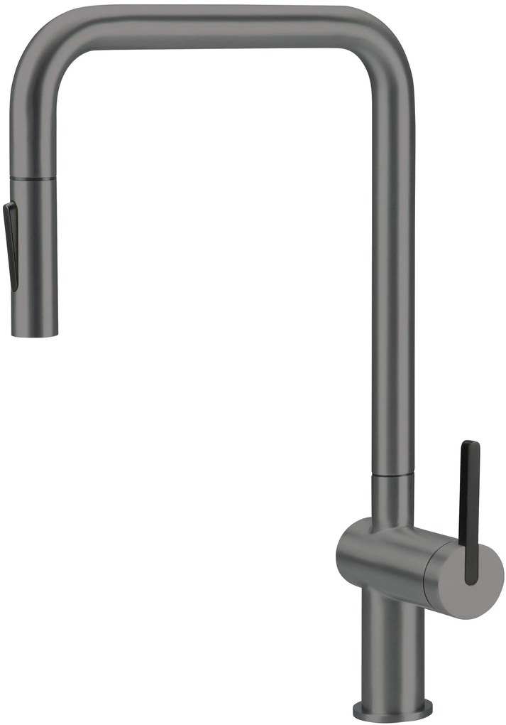 Deante Momi, drezová batéria s výsuvnou spŕškou h-408, grafitová, DEA-BKM_D73N