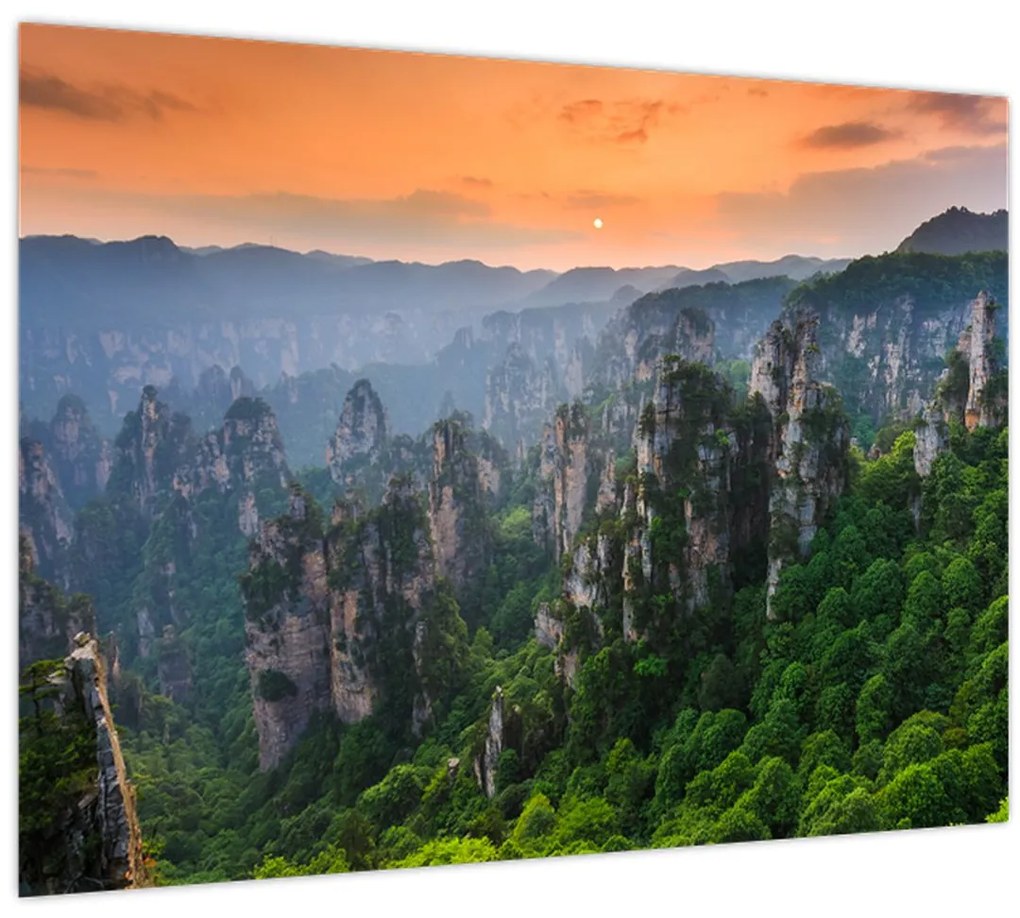 Obraz - Národný lesný park Zhangjiajie (70x50 cm)