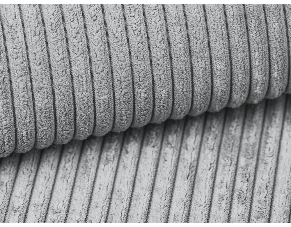 Svetlosivá menčestrová rozkladacia pohovka 195 cm Nona – Makamii