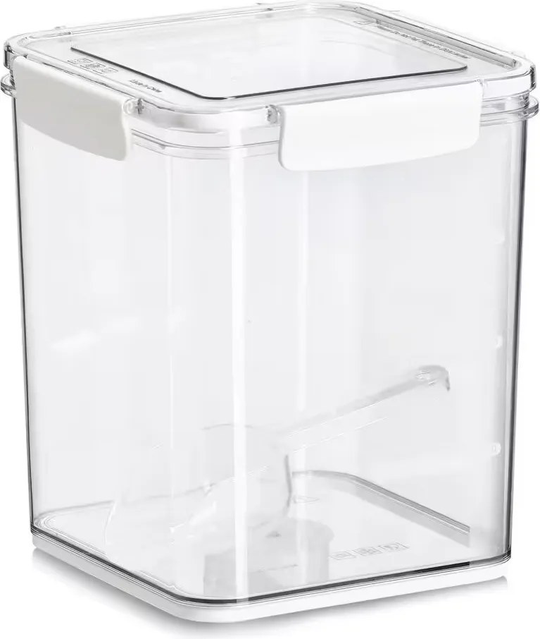 ZELLER PRESENT Dóza na potraviny so 4 klipmi, vrátane odmerky, 4200 ml, COMPACTA