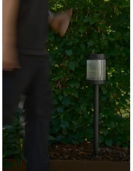 Nordlux - LED solárne svietidlo COUPAR LED/3,2W/5V IP44 čierna