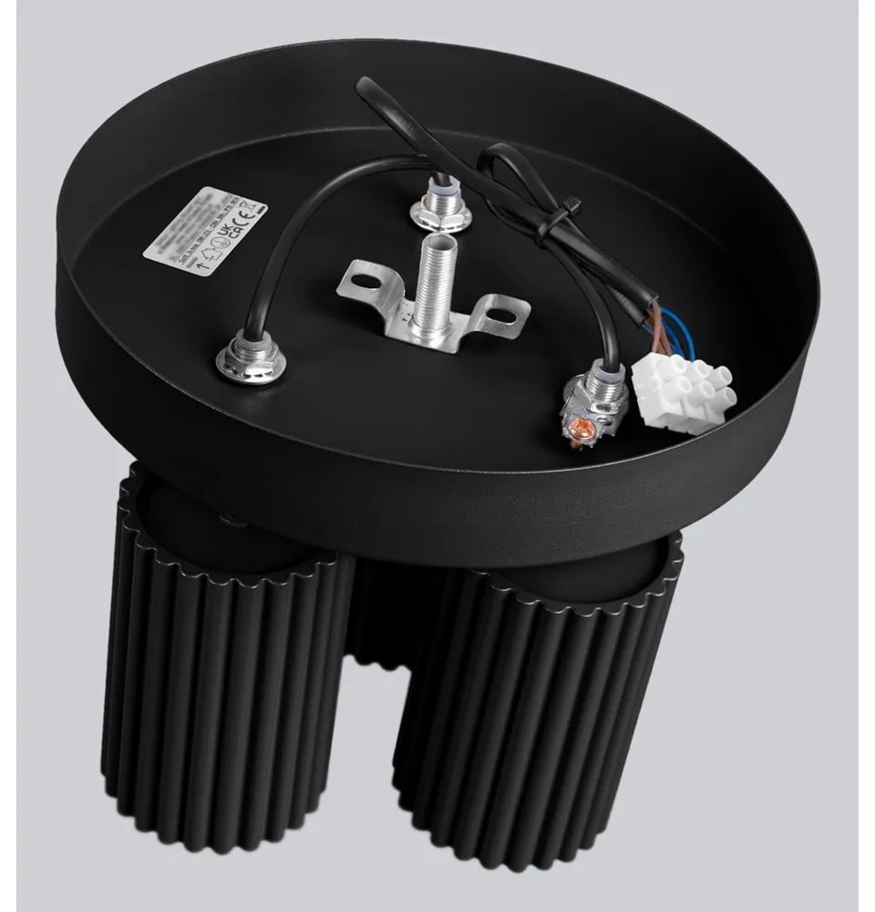 Čierne bodové svietidlo Gleam – Sollux