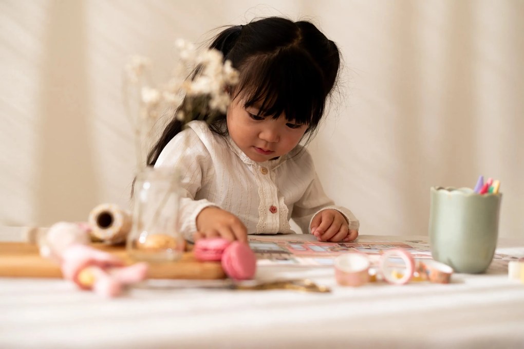 Knižka so samolepkami Nakupovanie Rosa