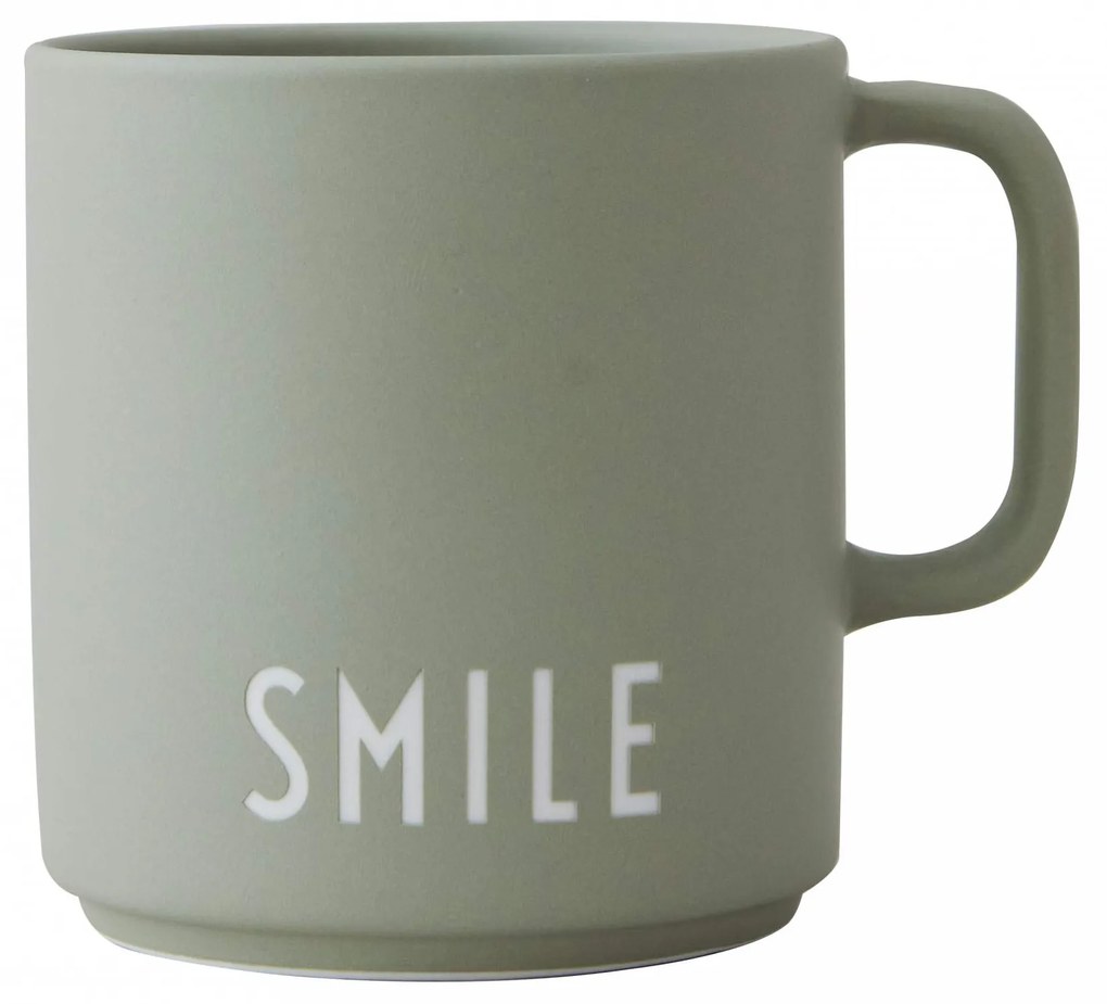 DESIGN LETTERS Porcelánový hrnček s uškom Smile 300 ml