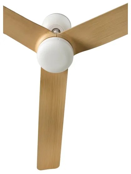 FARO 33816-20 - LED Stropný ventilátor PUNT LED/18W/230V Wi-Fi béžová/biela + DO