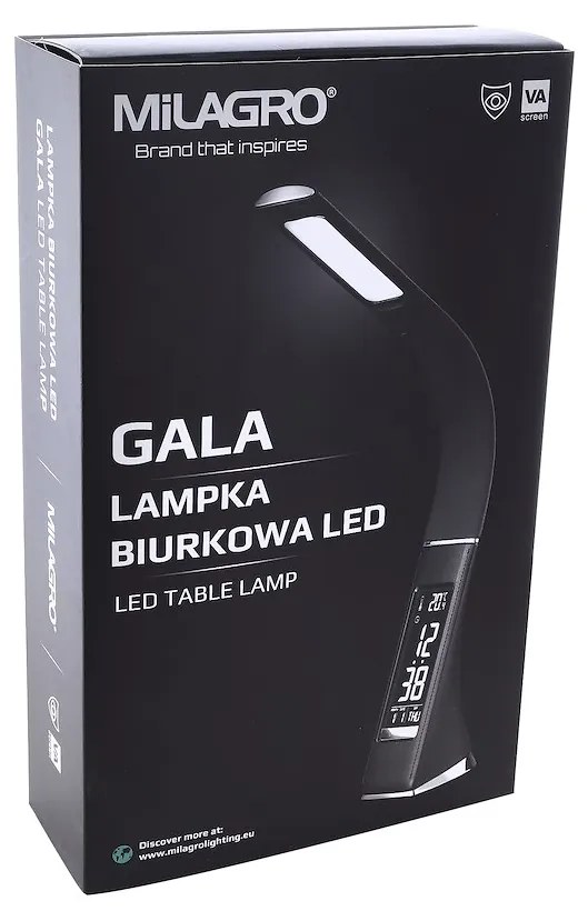 Stolná LED lampa Gala, 1x LED 6w, 3000k, br