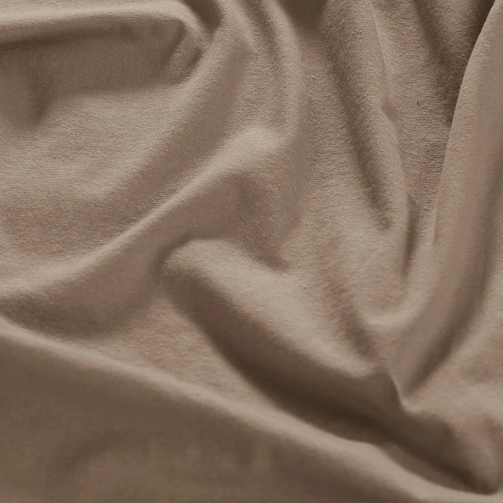 4Home jersey prestieradlo Luxury orechová, 180 x 200 cm
