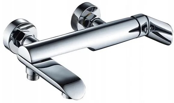 Laveo Alea, nástenná vaňová batéria 150mm, chrómová, LAV-BLE_01FD
