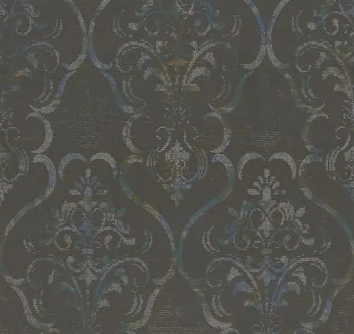 Vliesové tapety, zámocký vzor tyrkysovo-hnedý, Guido Maria Kretschmer 1336250, P+S International, rozmer 10,05 m x 0,53 m