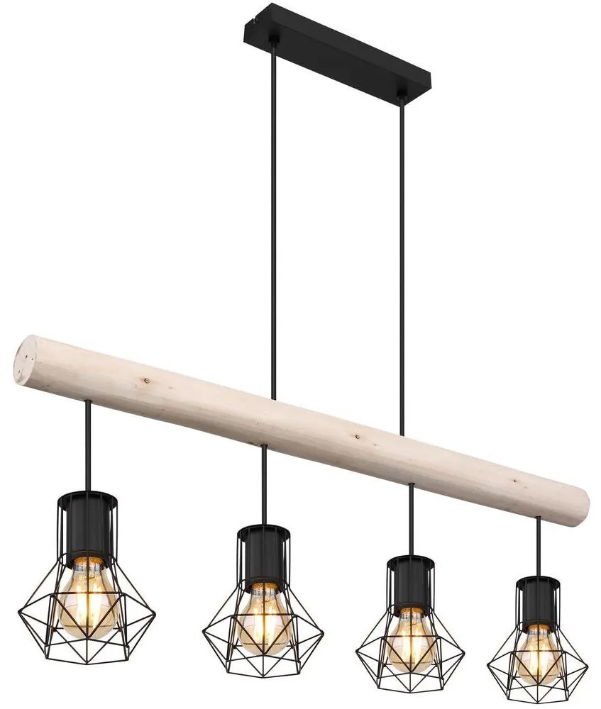 Globo 54017-4H3 - Luster na lanku PRISKA 4xE27/40W/230V