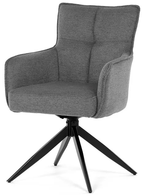 Autronic BONTEC Jedálenská stolička, sivá, látka, DCH-P3170 GREY2 Farba: Šedá